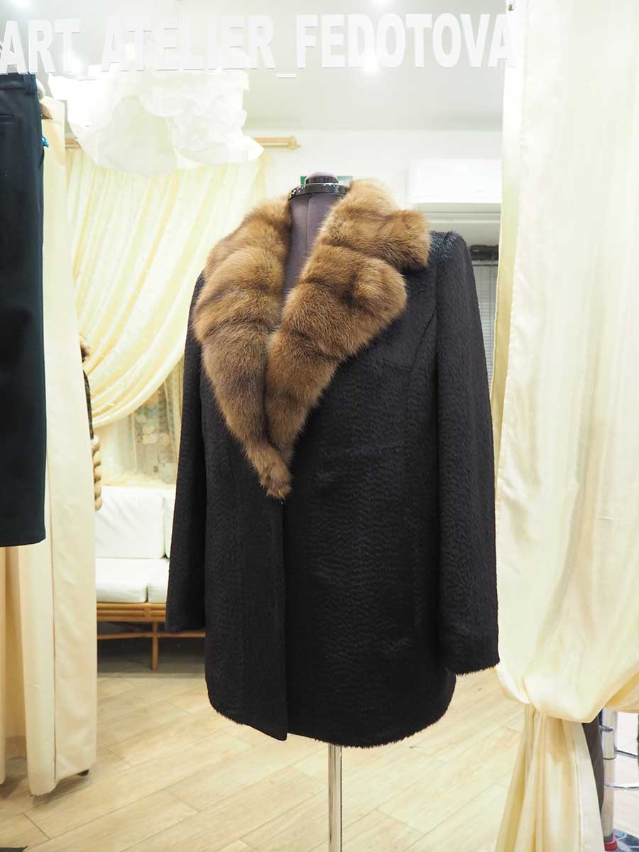 Пошив мехового пальто из скандинавской норки