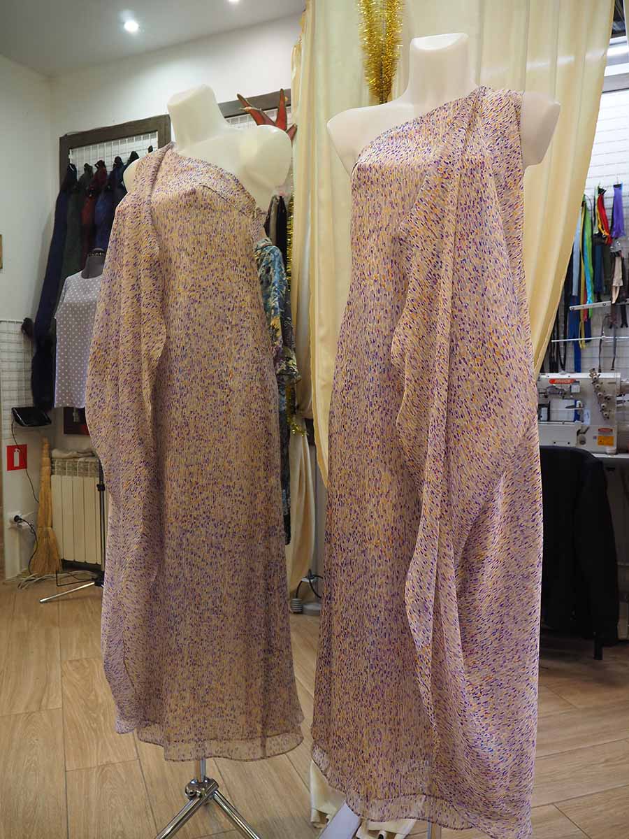 Летнее платье с изменяемым фасоном