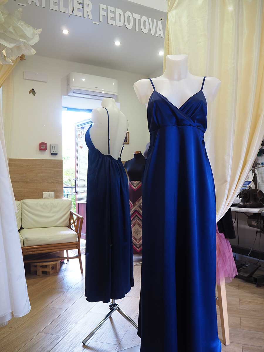 Летний шелковый сарафан