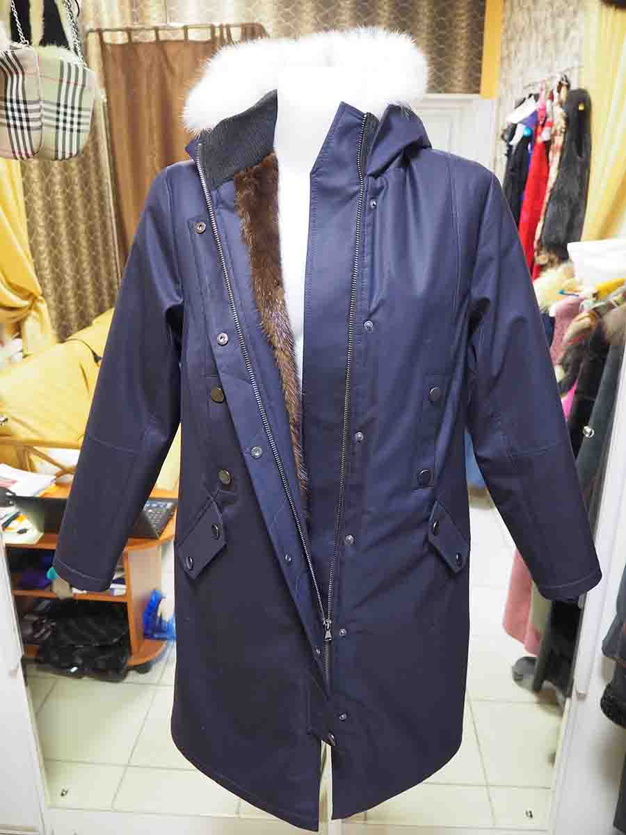 Пальто из меха норки