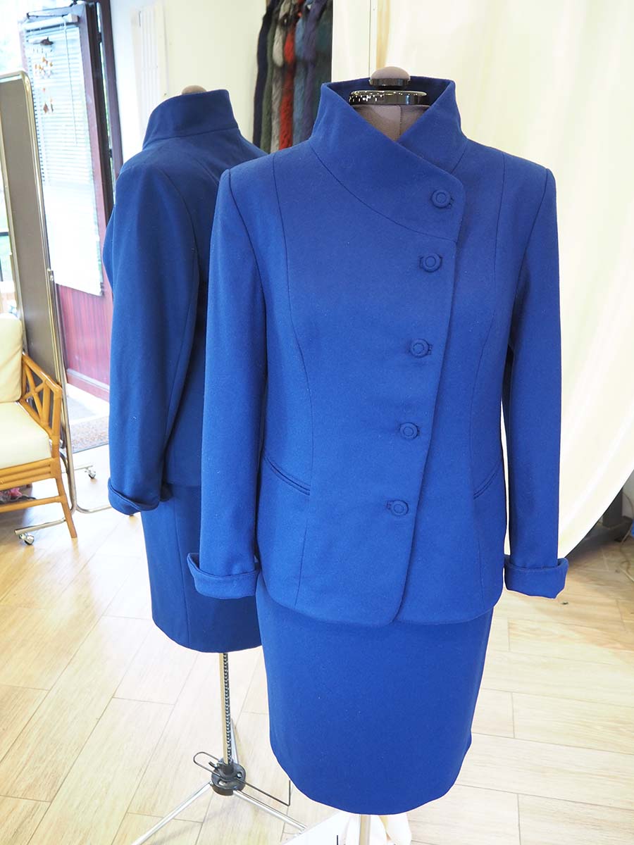 Перекрой женского осеннего костюма