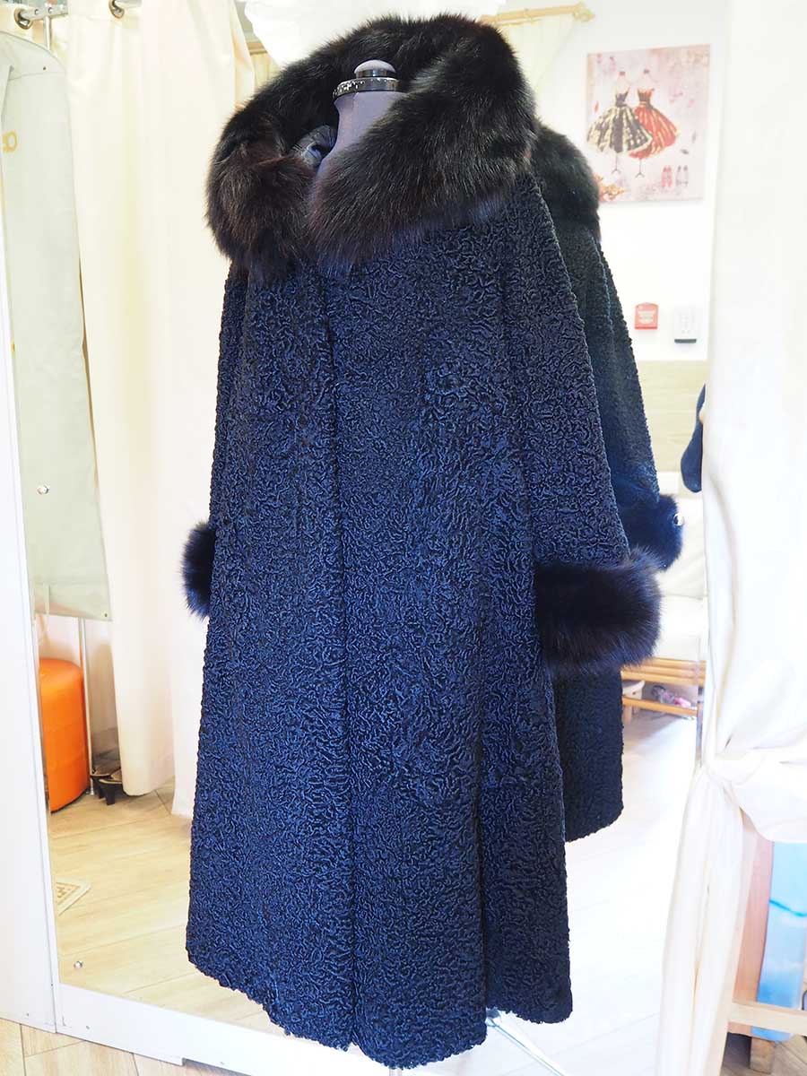 Перекрой шубы из каракуля