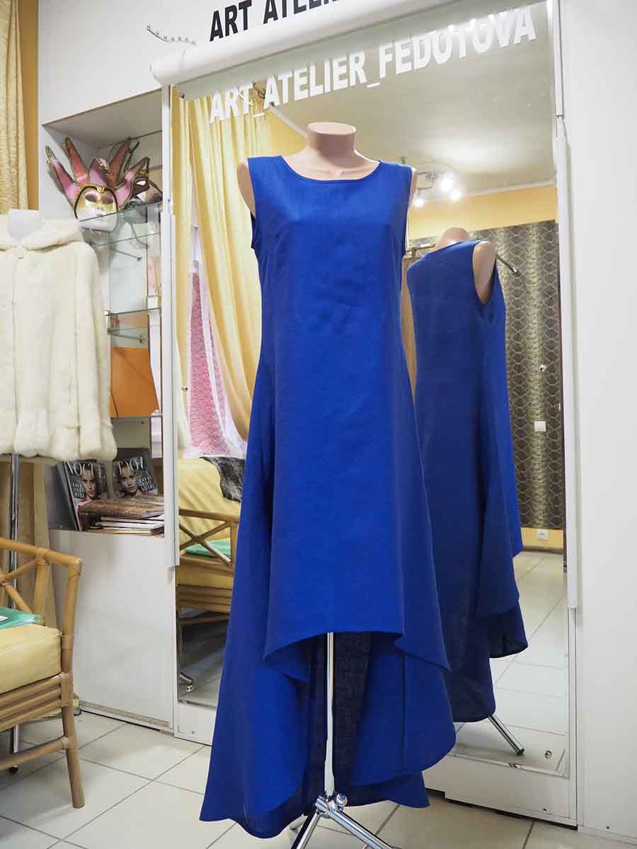 ПЛАТЬЕ-САРАФАН без рукавов