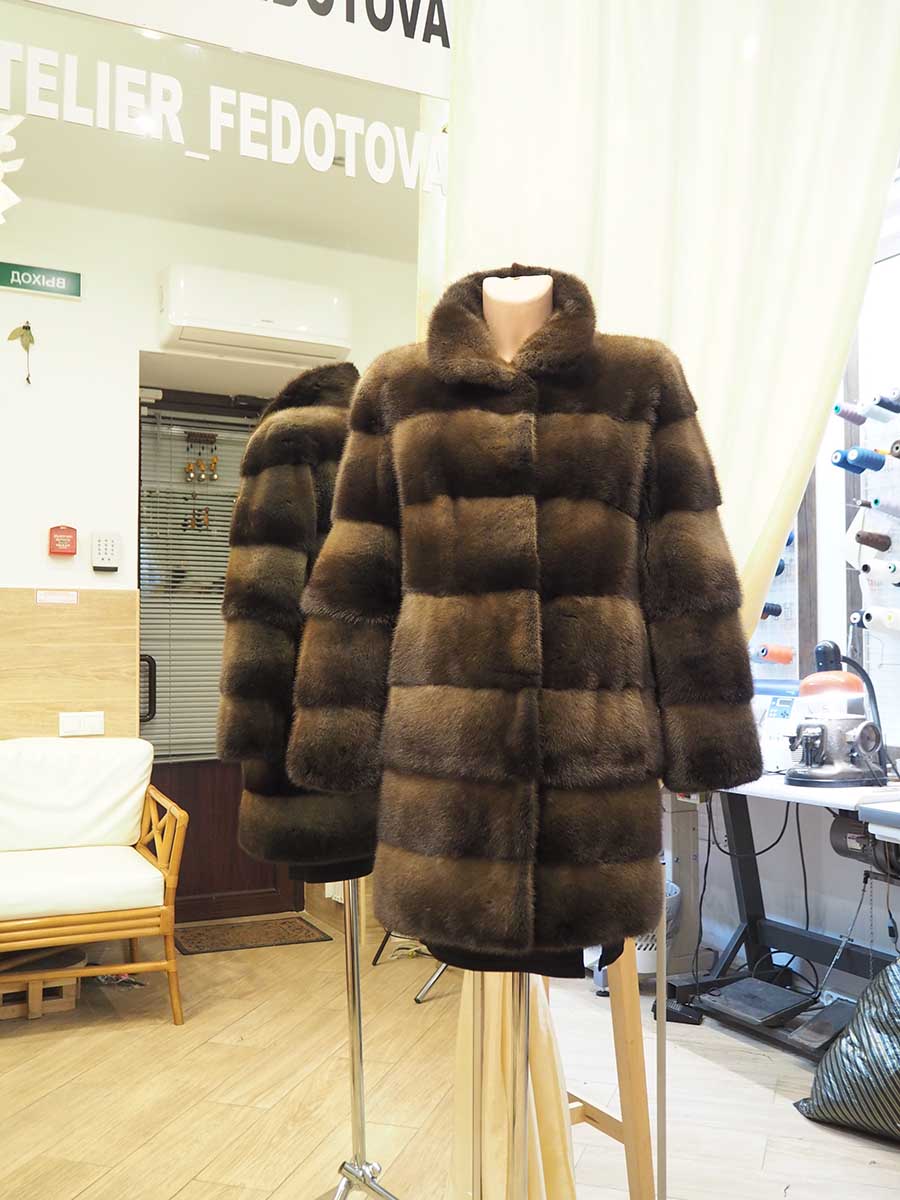 Реставрация шубы из меха норки