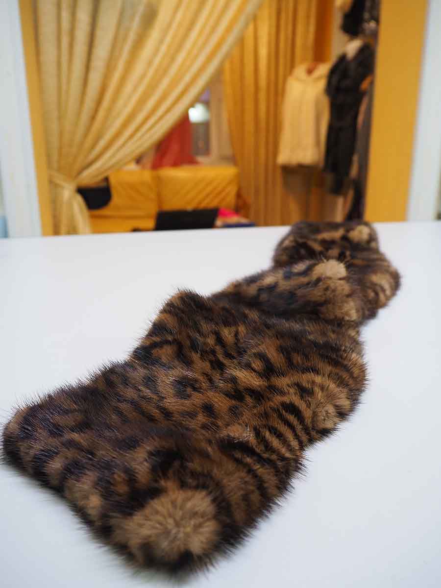 Шарф из меха натуральной норки