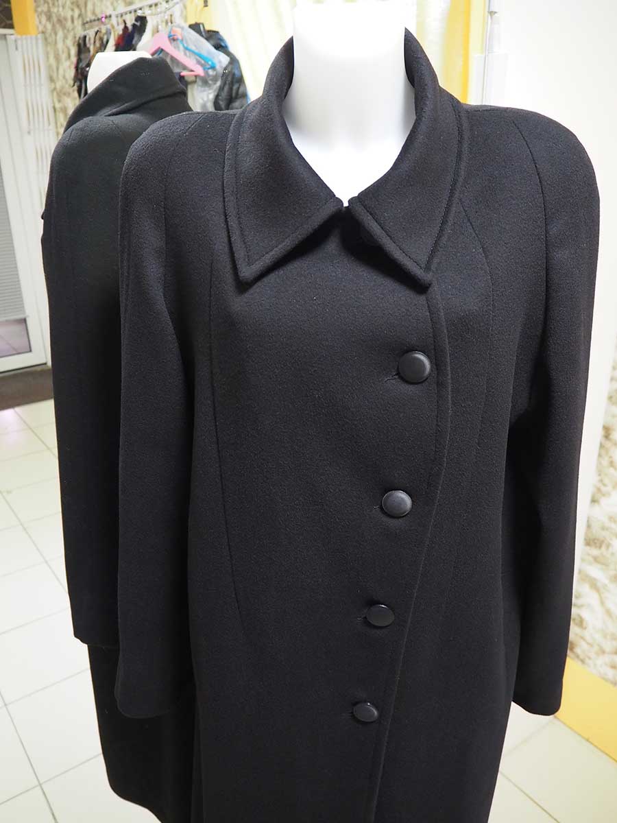 Женское демисезонное кашемировое пальто