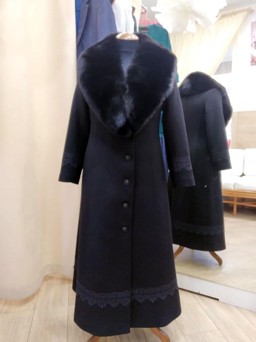 Зимнее пальто из кашемира